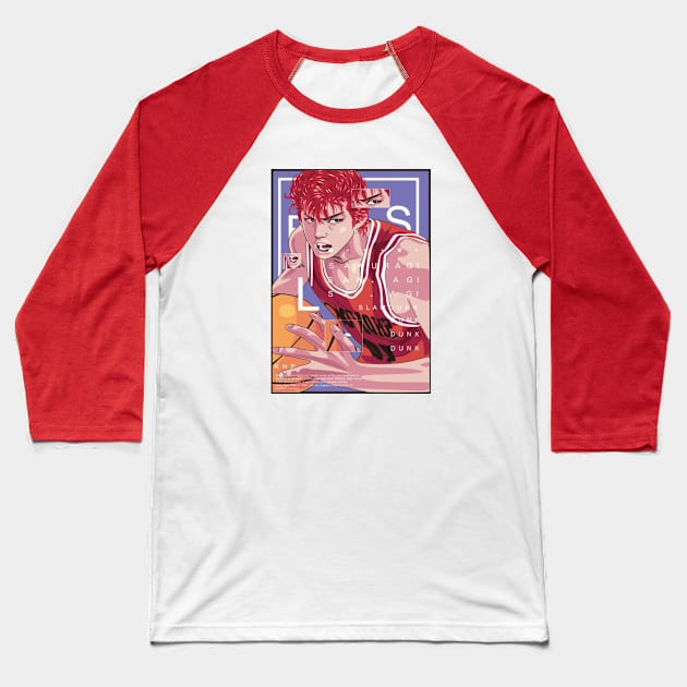 Hanamichi Sakuragi Baseball T-Shirt by Kukuh_handal